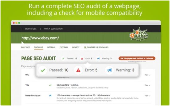 How Can SEOquake Help You With Competitor Analysis