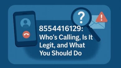 8554416129 Who’s Calling, Is It Legit, and What You Should Do