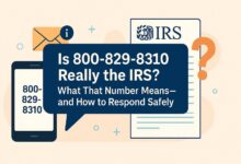 Is 800-829-8310 Really the IRS