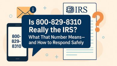 Is 800-829-8310 Really the IRS