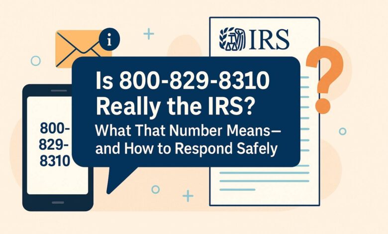 Is 800-829-8310 Really the IRS