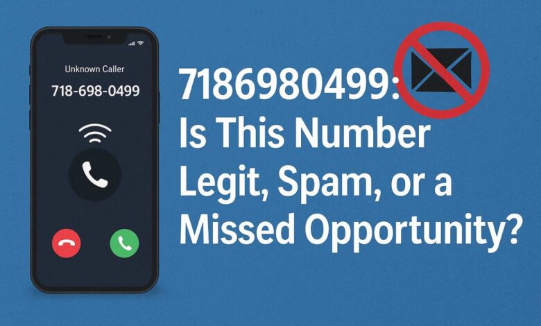 7186980499 Is This Number Legit, Spam, or a Missed Opportunity
