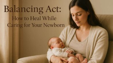 Balancing Act How to Heal While Caring for Your Newborn