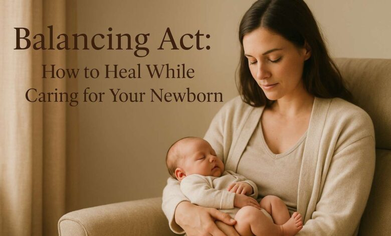 Balancing Act How to Heal While Caring for Your Newborn