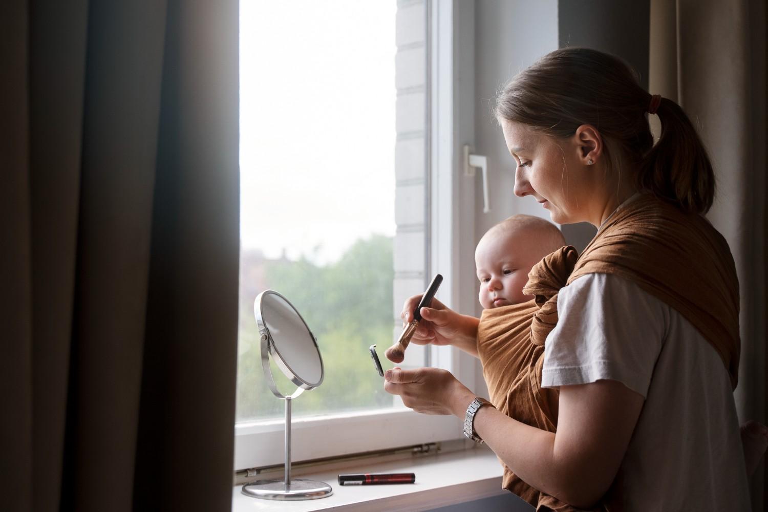 Many women struggle with body image issues postpartum